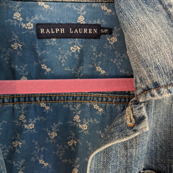 Ralph Lauren jean jacket size small - Picture 2 of 5
